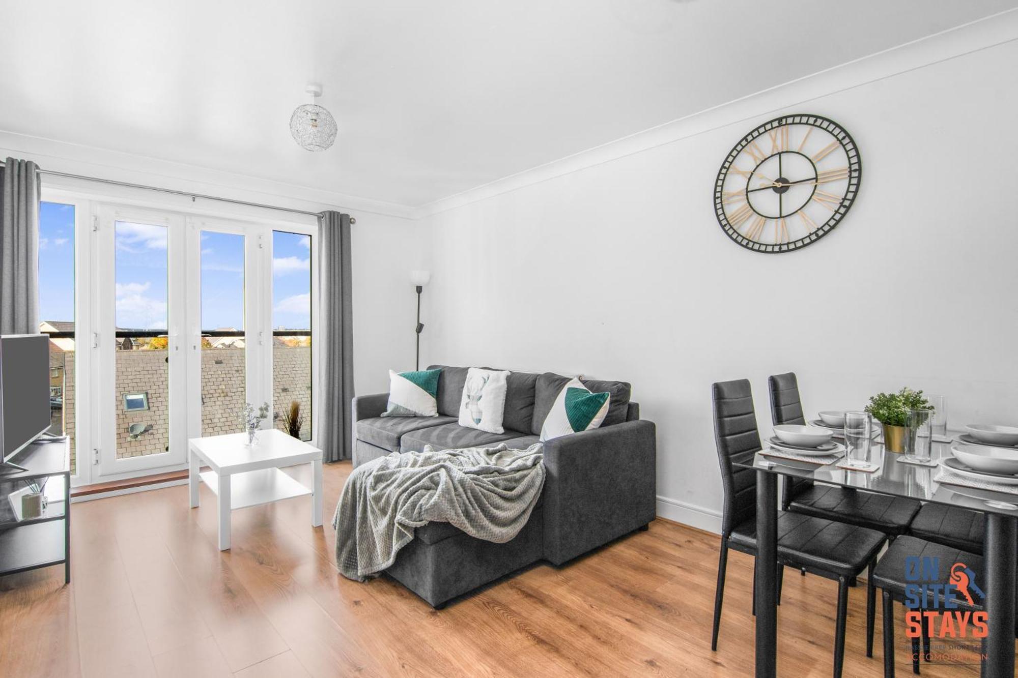 Onsitestays - Cosy 2-Bedroom Apartment With Free Parking, Wi-Fi & London Links Northfleet Exterior foto